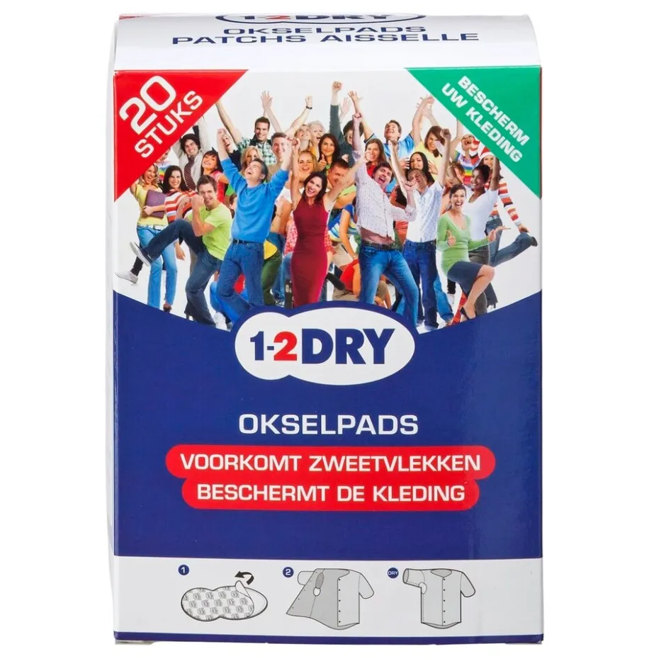1-2 Dry Okselpads< Overmatig Transpireren