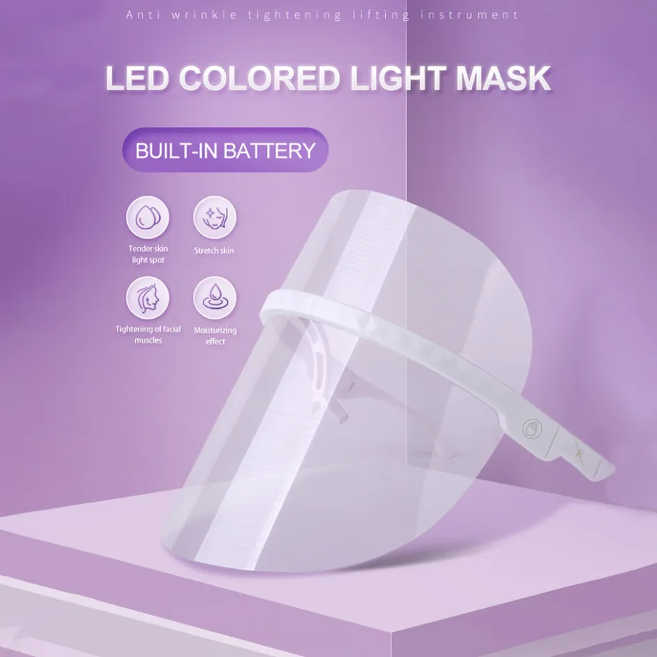 3 Kleuren Led-Masker< Led-Therapie