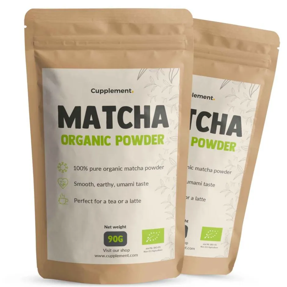 Cupplement 10% korting | Combideal Matcha Thee Poeder Biologisch< Maaltijdverrijkers