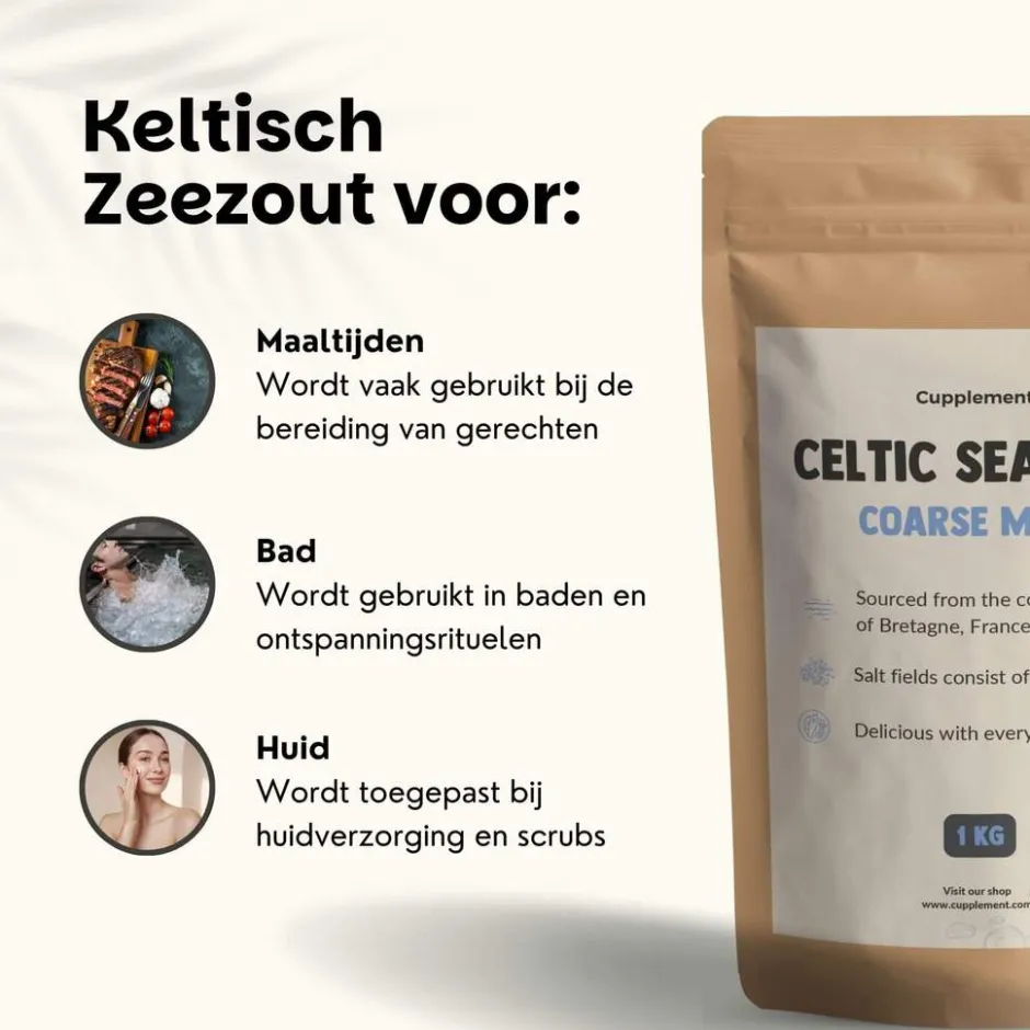 30% korting | Combideal Keltisch Zeezout|Cupplement New