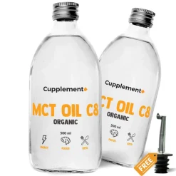 10% korting | Combideal MCT C8 Olie Biologisch|Cupplement New