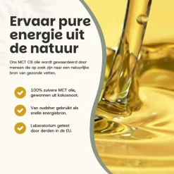 10% korting | Combideal MCT C8 Olie Biologisch|Cupplement New