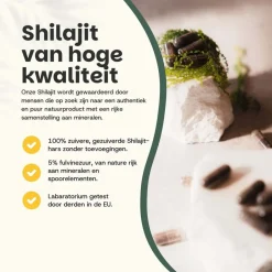 Cupplement 10% korting | Combideal Shilajit Extract (5%) Capsules 500 mg< Natuurlijke Supplementen