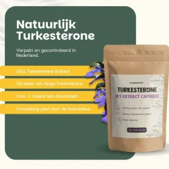 30% korting | Combideal Turkesterone Capsules 500 mg|Cupplement Clearance