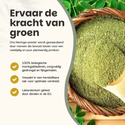 Cupplement 45% korting | Multipack Moringa Poeder Biologisch< Natuurlijke Supplementen