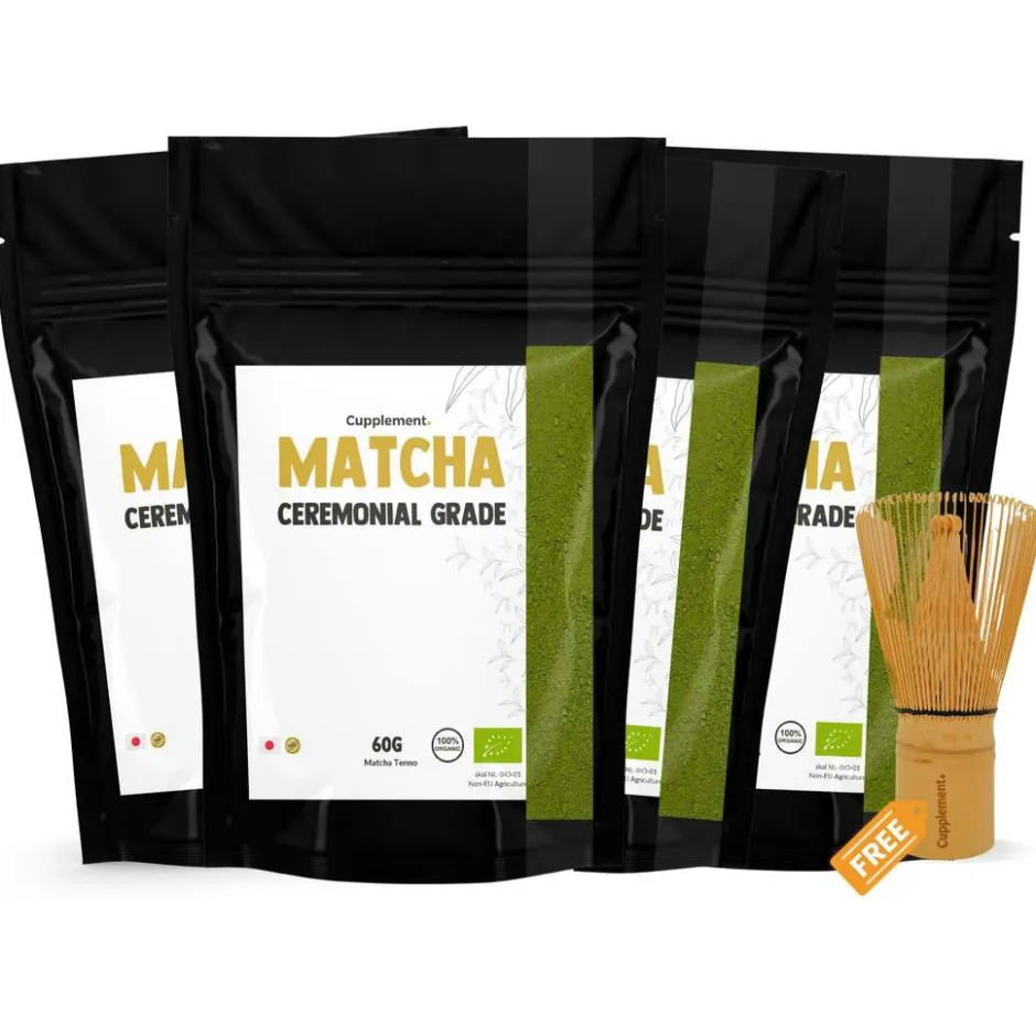 Cupplement 30% korting | Multipack Matcha Poeder Ceremonial Grade< Maaltijdverrijkers