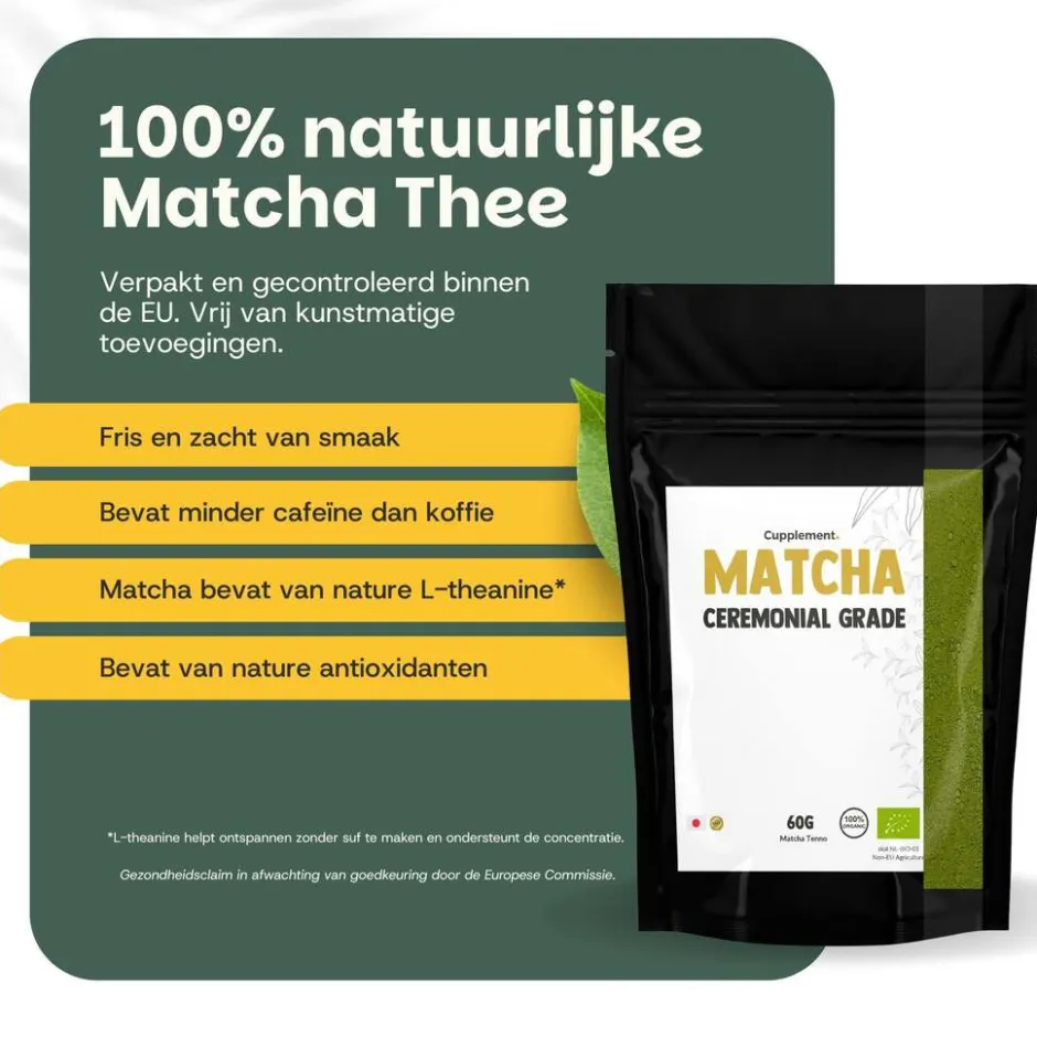 Cupplement 30% korting | Multipack Matcha Poeder Ceremonial Grade< Maaltijdverrijkers
