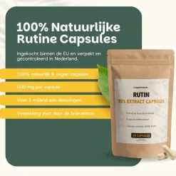 45% korting | Multipack Rutine Capsules 500 mg|Cupplement Online