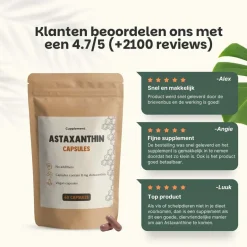 45% korting | Multipack Astaxanthine Capsules 8 mg|Cupplement Outlet