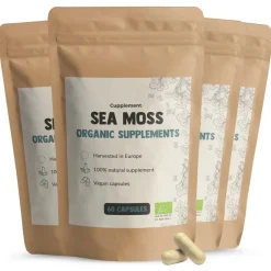 Cupplement 45% korting | Multipack Sea Moss Capsules 500 mg Biologisch< Natuurlijke Supplementen