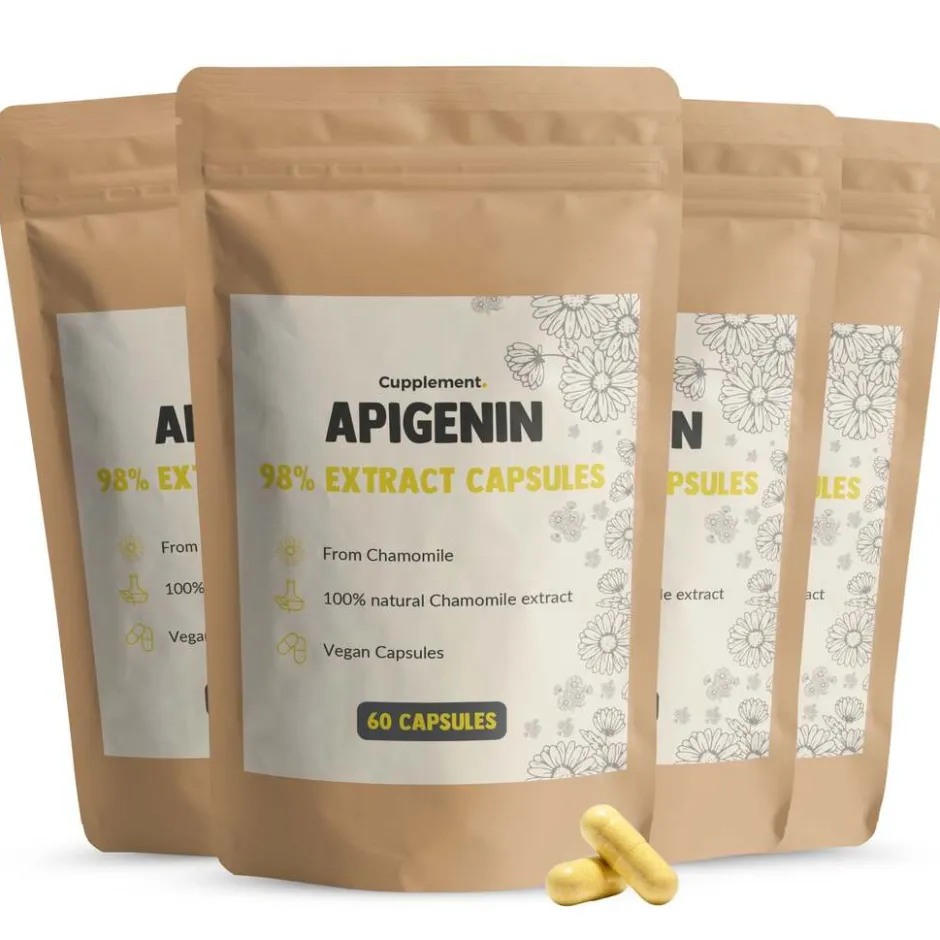 Cupplement 45% korting | Multipack Apigenin Extract Capsules 100 mg< Natuurlijke Supplementen