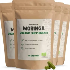 Cupplement 45% korting | Multipack Moringa Capsules 500 mg Biologisch< Natuurlijke Supplementen