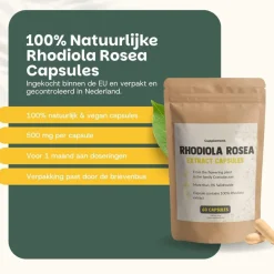 45% korting | Multipack Rhodiola Rosea Capsules 500 mg|Cupplement Clearance