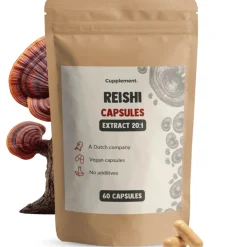 Cupplement 20% korting | Reishi Extract 400 mg Capsules< Natuurlijke Supplementen