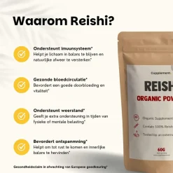 20% korting | Reishi Poeder Biologisch|Cupplement New