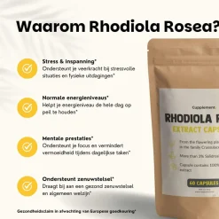 Cupplement 20% korting | Rhodiola Rosea Capsules 500 mg< Natuurlijke Supplementen