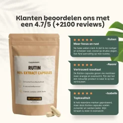 Cupplement 20% korting | Rutine Capsules 500 mg< Natuurlijke Supplementen