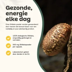 Cupplement 20% korting | Shiitake Poeder Biologisch< Natuurlijke Supplementen