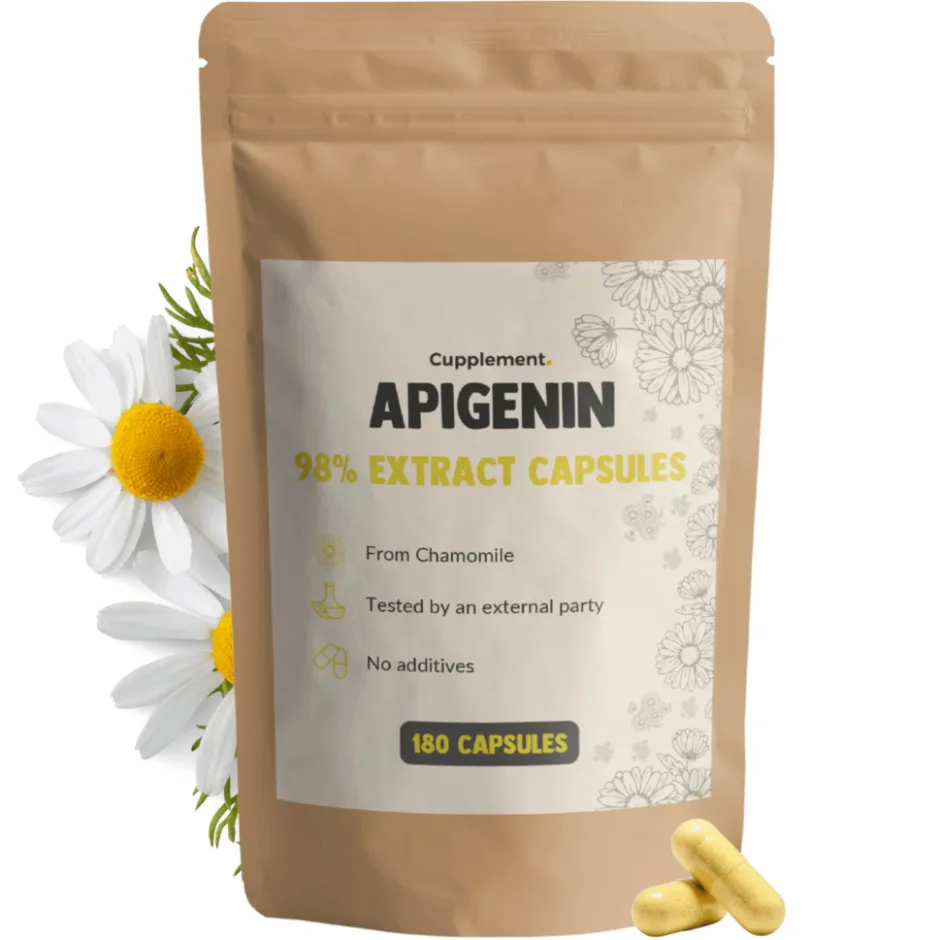 20% korting | Voordeelverpakking Apigenin Extract Capsules 100 mg|Cupplement Discount