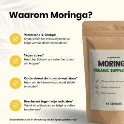 Cupplement 20% korting | Voordeelverpakking Moringa Capsules 500 mg Biologisch< Natuurlijke Supplementen