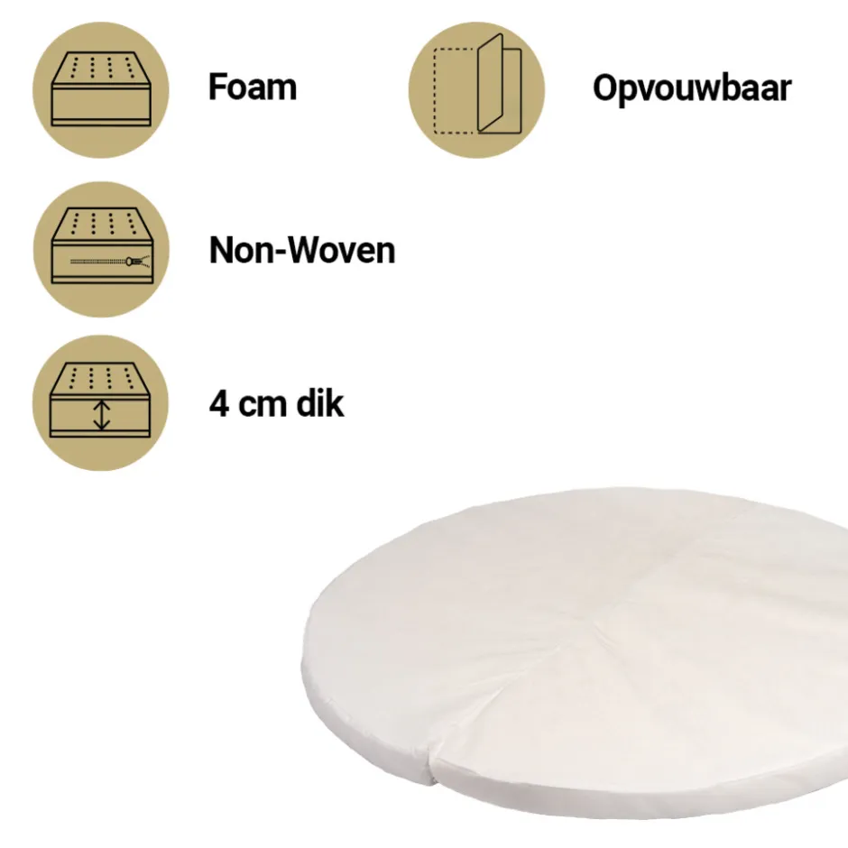 Best Sleep ABZ Rond Matras Box Comfort 95 cm< Babymatrassen