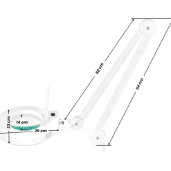Activeshop cosmetische vergrotings loeplamp met statief en LED verlichting| Clearance