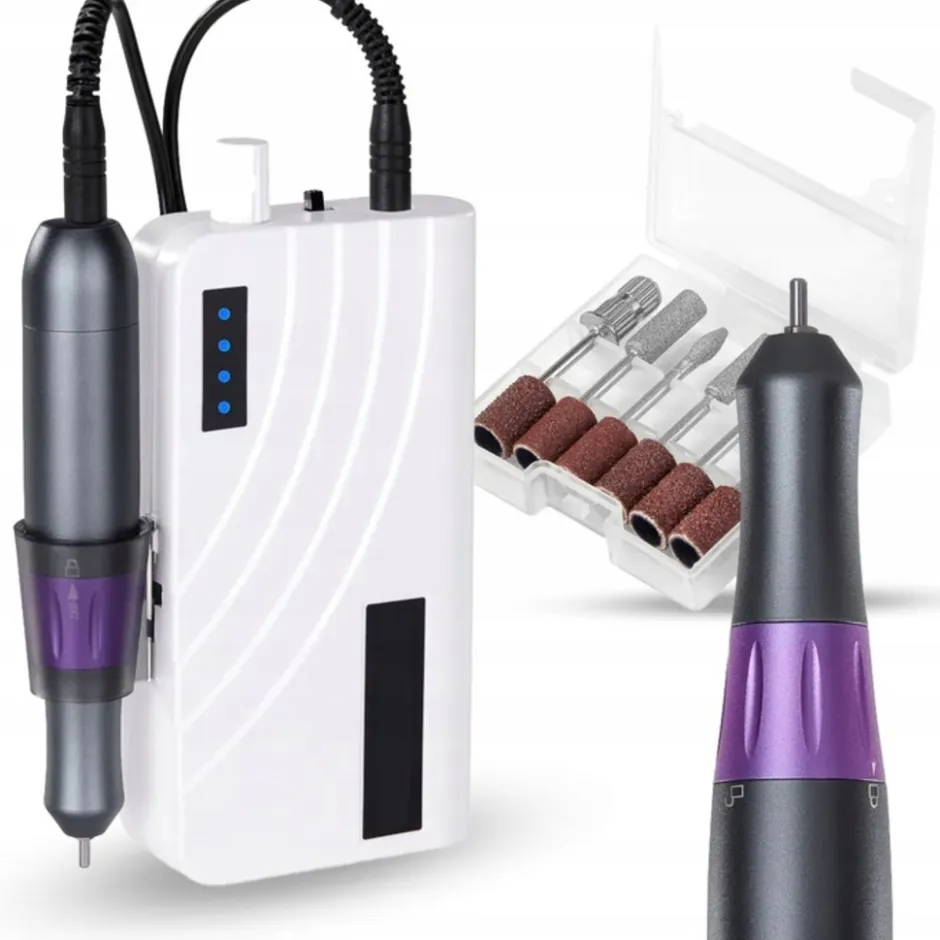 Activeshop Viva 201 draadloze oplaadbare nagelvijl voor manicure en pedicure met twist lock systeem en touch bedieningspaneel< Manicure- En/Of Pedicureset|Nagelverzorging