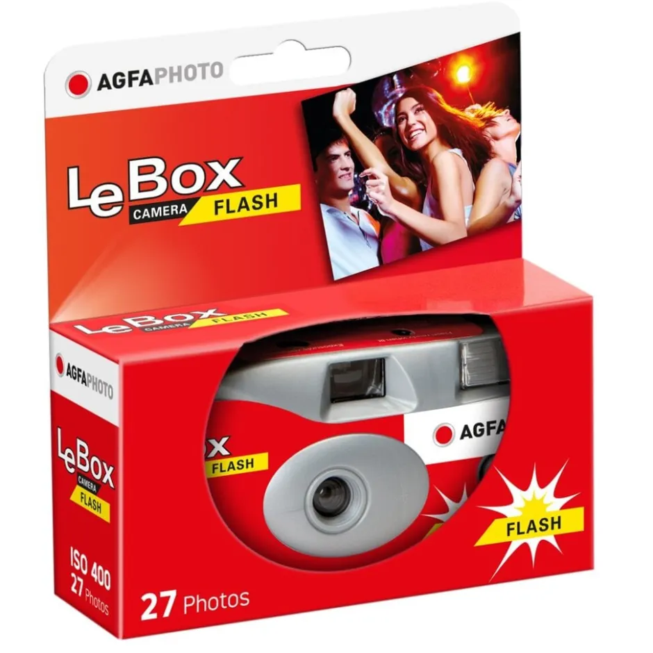 LeBox Flash Wegwerpcamera met Flits|AgfaPhoto Best