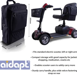 Aidapt scootmobieltas armleuningtas< Mobiliteitshulpmiddelen