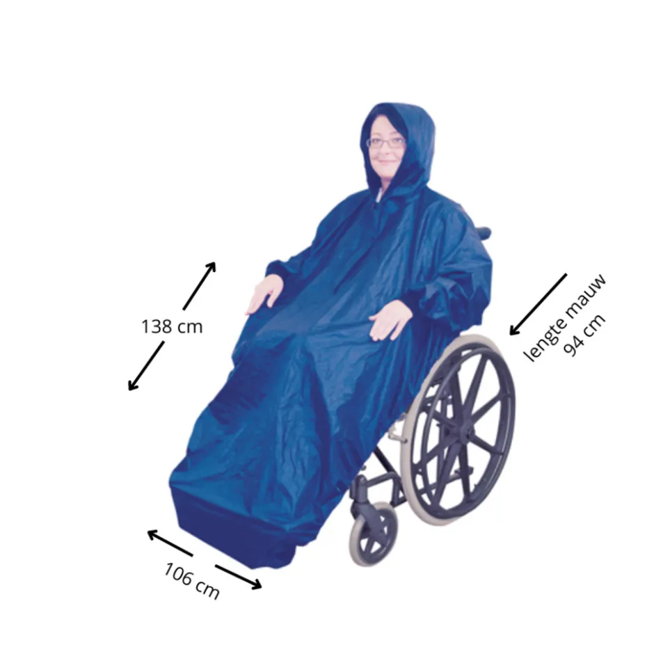 va127st regenjas rolstoel|Aidapt New