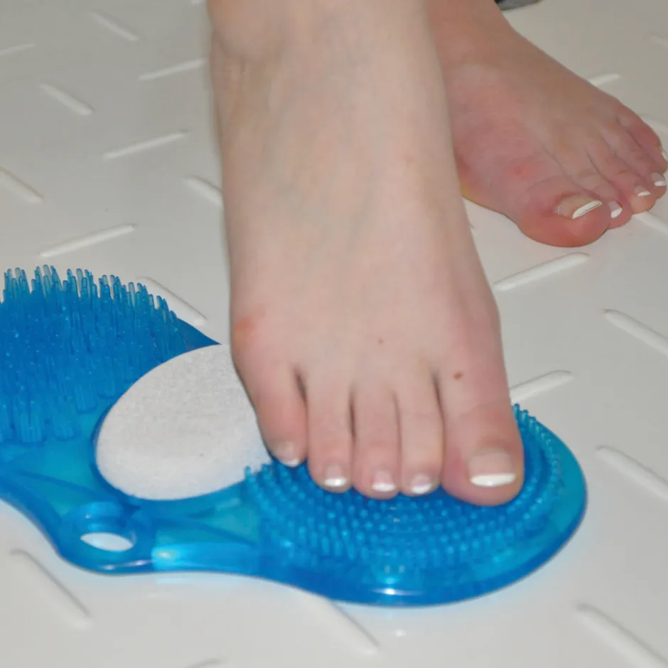 Aidapt voetenborstel met puimsteen< Badkamer En Toilethulpmiddelen