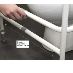Aidapt VR202 Toiletframe< Badkamer En Toilethulpmiddelen