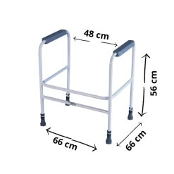 Aidapt VR205 Toiletframe< Badkamer En Toilethulpmiddelen