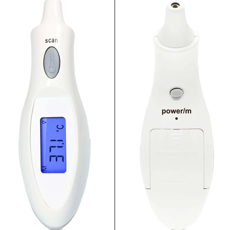 Alecto BC-27 - Infrarood oorthermometer, wit< Thermometers