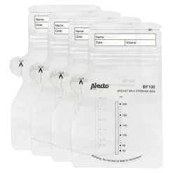 Alecto BF100 - Moedermelk bewaarzakjes 220 ml, 100 stuks< Borstvoedingsaccessoires