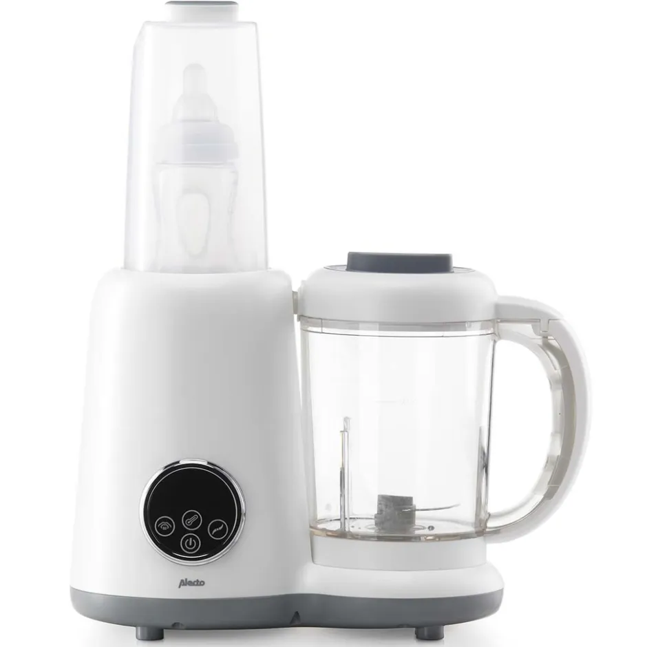Alecto BFP-66 - 5 in 1 gezonde babyvoeding foodprocessor , wit< Flesvoedingsaccessoires