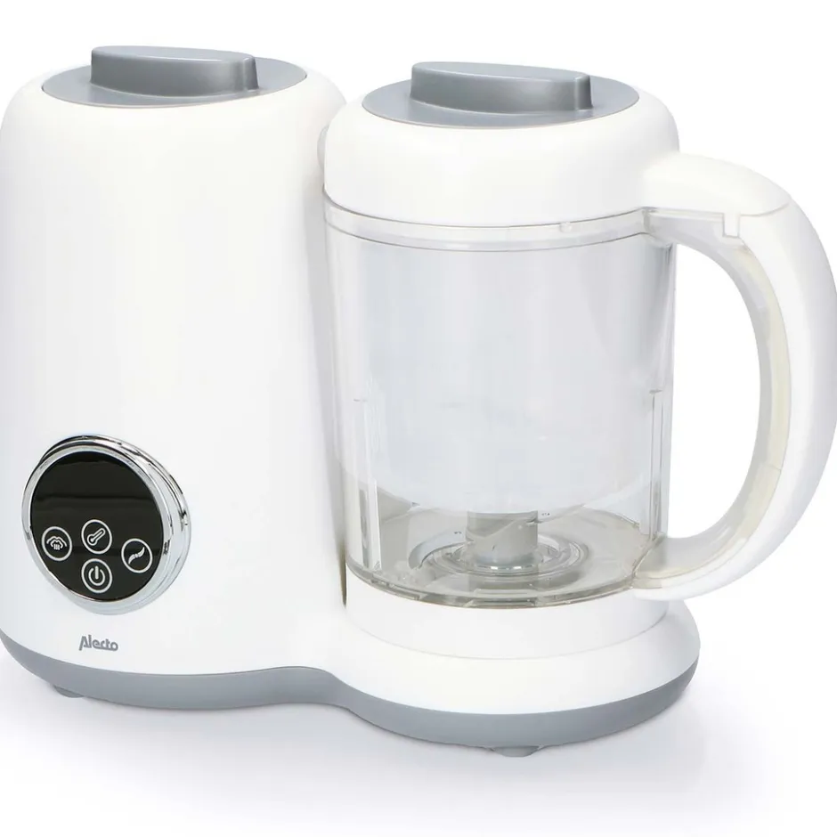 Alecto BFP-66 - 5 in 1 gezonde babyvoeding foodprocessor , wit< Flesvoedingsaccessoires