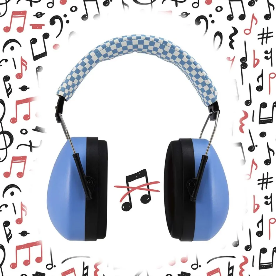 Alecto BV-71BW - Gehoorbescherming voor kinderen - Blauw< Oor En Mond