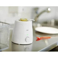 BW-70 - Flessenwarmer geschikt voor ieder flesje en potje - Snel en gemakkelijk in gebruik - Wit|Alecto Discount