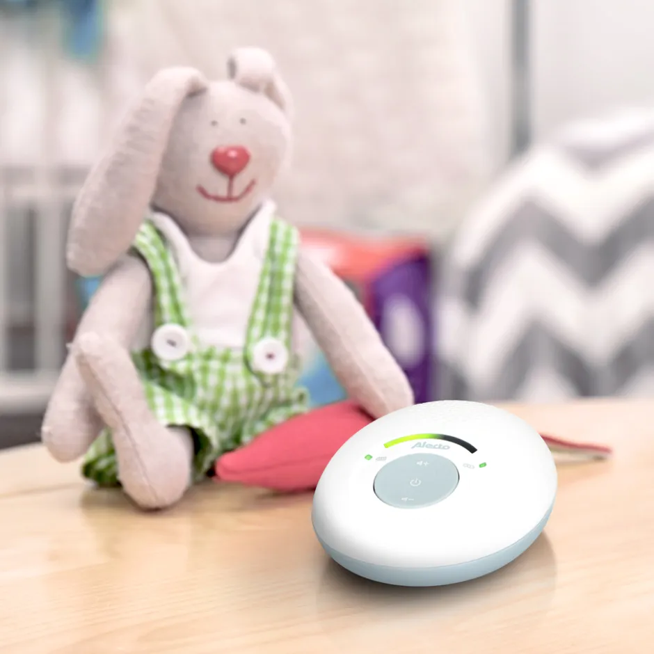 Alecto DBX110 - Babyfoon Full Eco DECT, wit/blauw< Baby Elektronica|Babyfoons