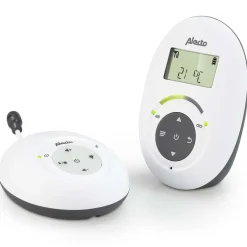 Alecto DBX-115 - Babyfoon Full Eco DECT, wit/antraciet< Baby Elektronica|Babyfoons