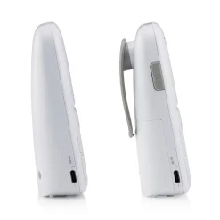 Alecto DBX130 - Moderne Full Eco audio babyfoon met heldere DECT-geluidskwaliteit en lange stand-by tijd - Wit< Baby Elektronica|Babyfoons
