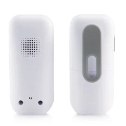 Alecto DBX130 - Moderne Full Eco audio babyfoon met heldere DECT-geluidskwaliteit en lange stand-by tijd - Wit< Baby Elektronica|Babyfoons
