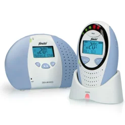 Alecto DBX-88 ECO - Full Eco DECT babyfoon met display, wit/blauw< Baby Elektronica|Babyfoons