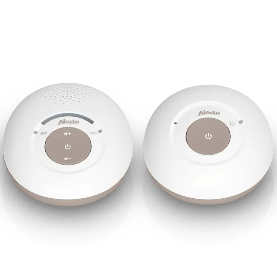 Alecto DBX110BE - Babyfoon Full Eco DECT, wit/taupe< Baby Elektronica|Babyfoons