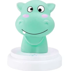 SILLY HIPPO - LED nachtlampje, nijlpaard, blauw|Alecto Best
