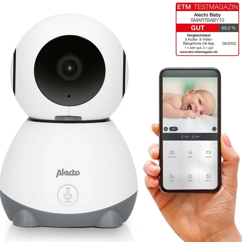 SMARTBABY10 Wifi babyfoon met camera|Alecto Discount