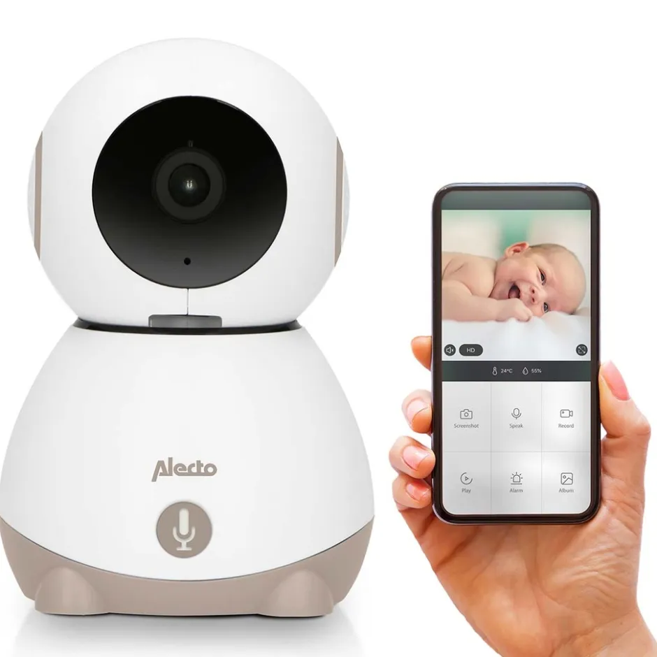 Alecto SMARTBABY10BE Wifi babyfoon met camera< Baby Elektronica|Babyfoons