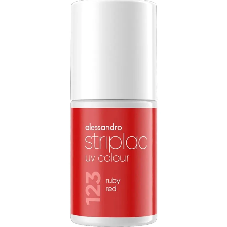Alessandro Striplac UV Colour 123 Ruby Red Nagellak< Gellak|Nagellak