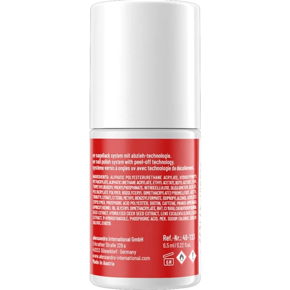 Alessandro Striplac UV Colour 123 Ruby Red Nagellak< Gellak|Nagellak